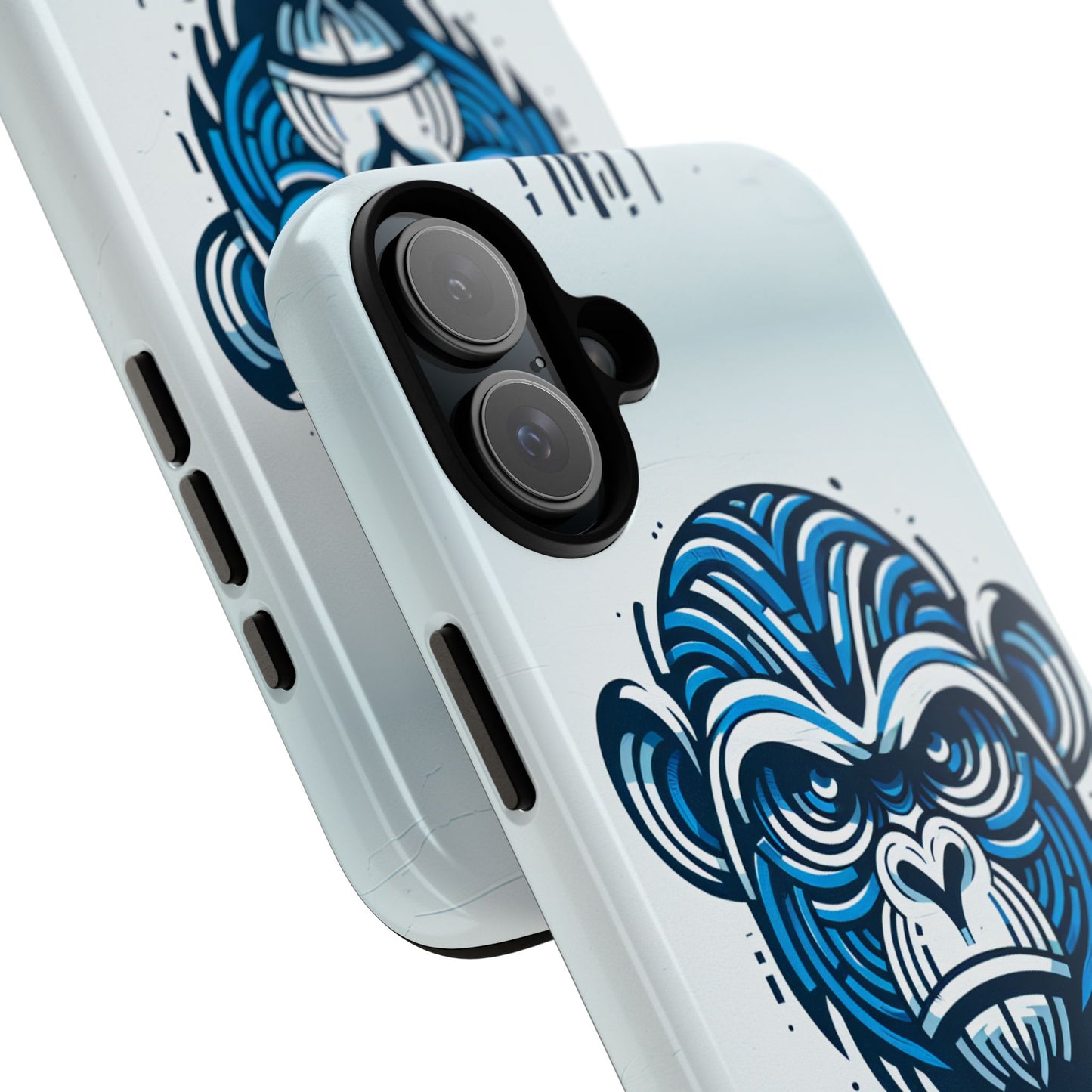 blue animal create 21 3d wrap phone case for kids and teens shockproof uv protected durable silicone cover with retro anime and comic inspired design