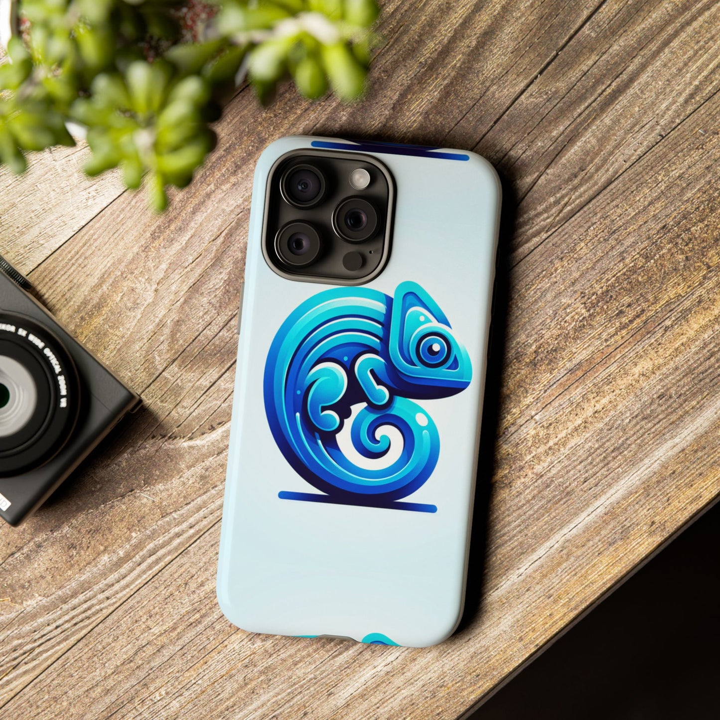 cool blue animal create 6 phone case with 3d wrap shockproof tpu cover for kids and teenagers, anime and comic inspired design