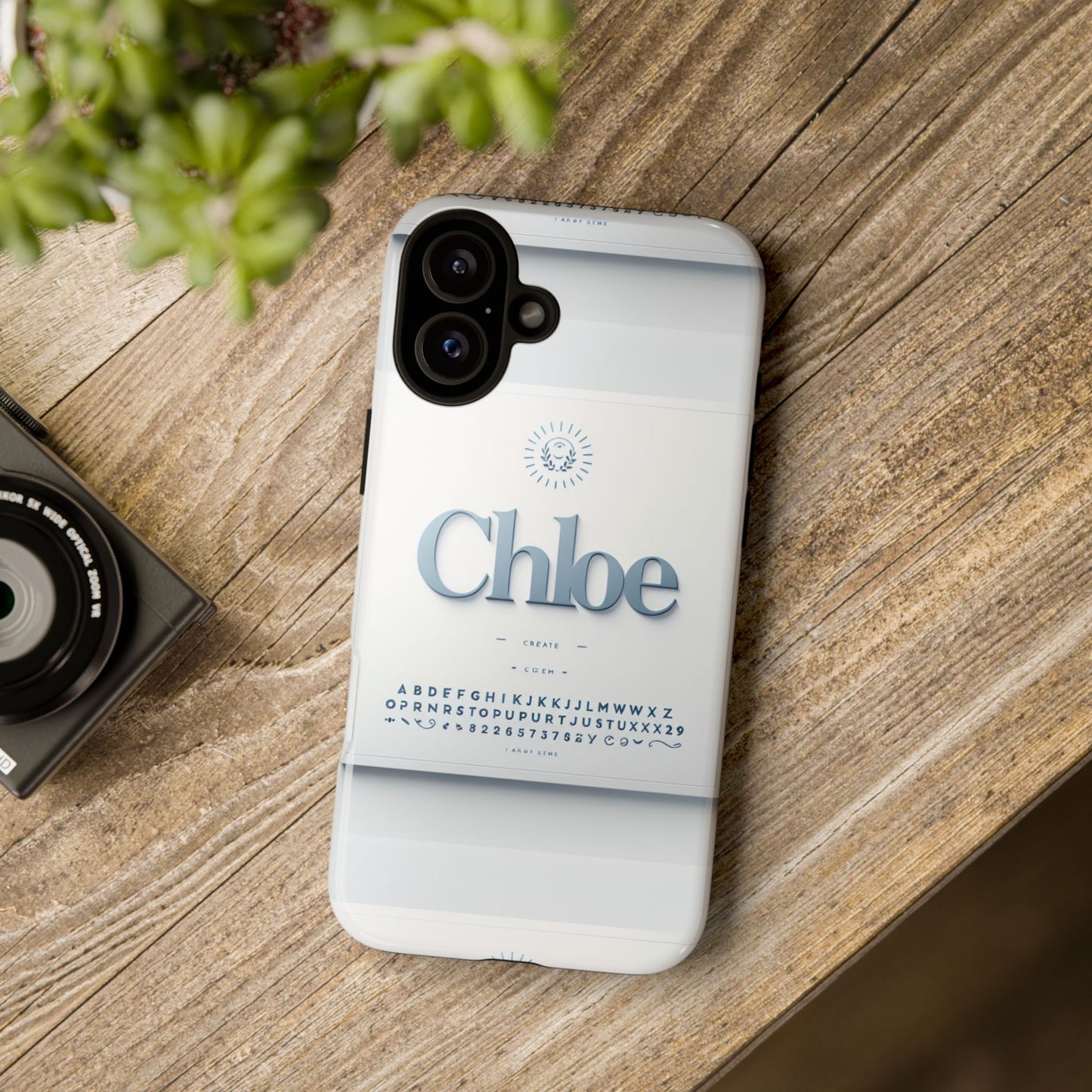 chloe blue phone case with 3d wrap design for iphone and android - shockproof protective cover with vivid anime and comic inspired artwork for style and safety