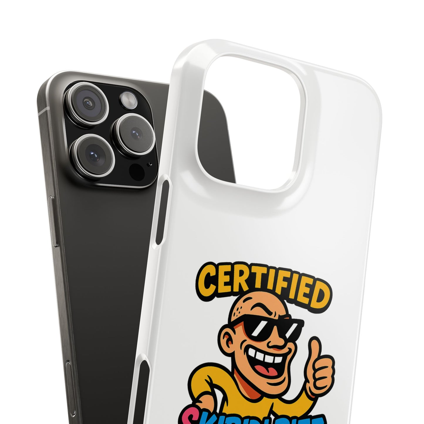 certified skibidi rizz snap case - fun and trendy phone cover for stylish protection