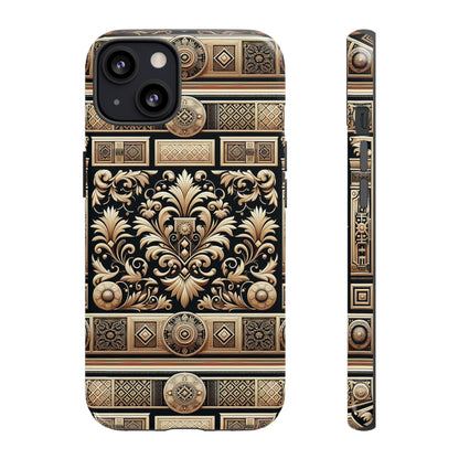 Pattern Image 9 Vibrant 3D Phone Case for Anime and Comic Fans with Ornate Baroque Design for Stylish Protection Compatible with iPhone 13, 14, 15 & 16 – all models including Pro, Pro Max & Plus