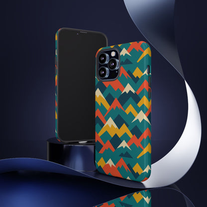 Vibrant Mountain Pattern 3D Wrap Protective Phone Case Stylish Accessory for Men and Women Compatible with iPhone 13, 14, 15 & 16 – All Models Including Pro, Pro Max & Plus
