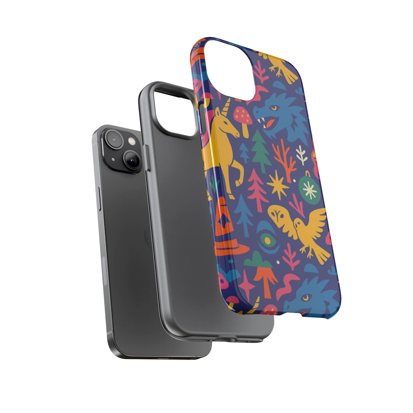 vibrant retro 3d wrap protective phone case with funky multicolour design stylish accessory for self-expression compatible with iphone 13, 14, 15 & 16 – all models including pro, pro max & plus