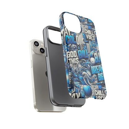 Vibrant 3D Graphic Phone Case with Abstract Design for Unique Style and Protection Compatible with iPhone 13, 14, 15 & 16 – all models including Pro, Pro Max & Plus