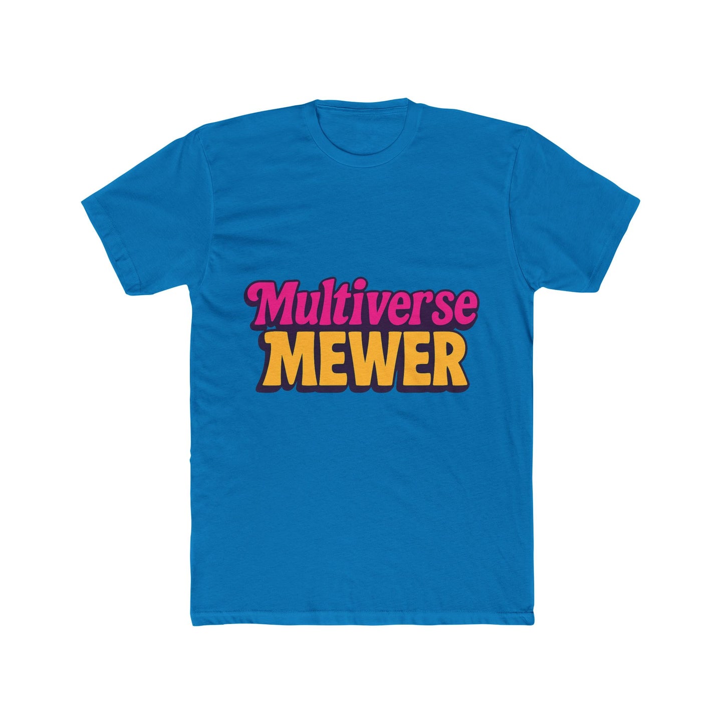 multiverse mewer unisex t-shirt - science fiction cat graphic tee, multicolor design - perfect sci-fi apparel for cat lovers
