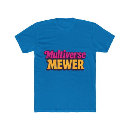 Multiverse Mewer Unisex T-Shirt - Science Fiction Cat Graphic Tee, Multicolor Design - Perfect Sci-Fi Apparel for Cat Lovers