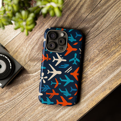 Vibrant Aviation Themed Protective Phone Case with 3D Wrap Design – Unique Style and Durable Protection – Compatible with iPhone 13, 14, 15 & 16 – All Models Including Pro, Pro Max & Plus