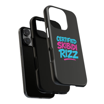 Certified Skibidi Rizz Phone Case - Tough & Trendy Smartphone Protector for Ultimate Style and Durability