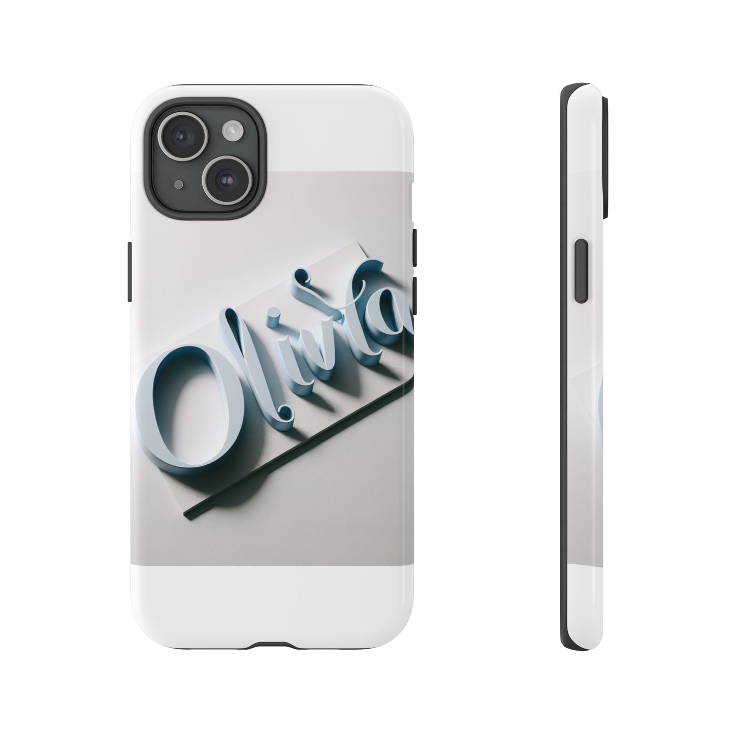 vibrant 3d blue name phone case for stylish protection – unique accessory for self-expression compatible with iphone 13, 14, 15 & 16 – all models including pro, pro max & plus