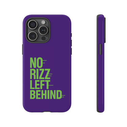 Tough Phone Case - No Rizz Left Behind - Durable, Stylish Protection for Active Lifestyles - Impact-Resistant, Dual Layer, Shock-Absorbing TPU - Perfect Gift for Tech Lovers