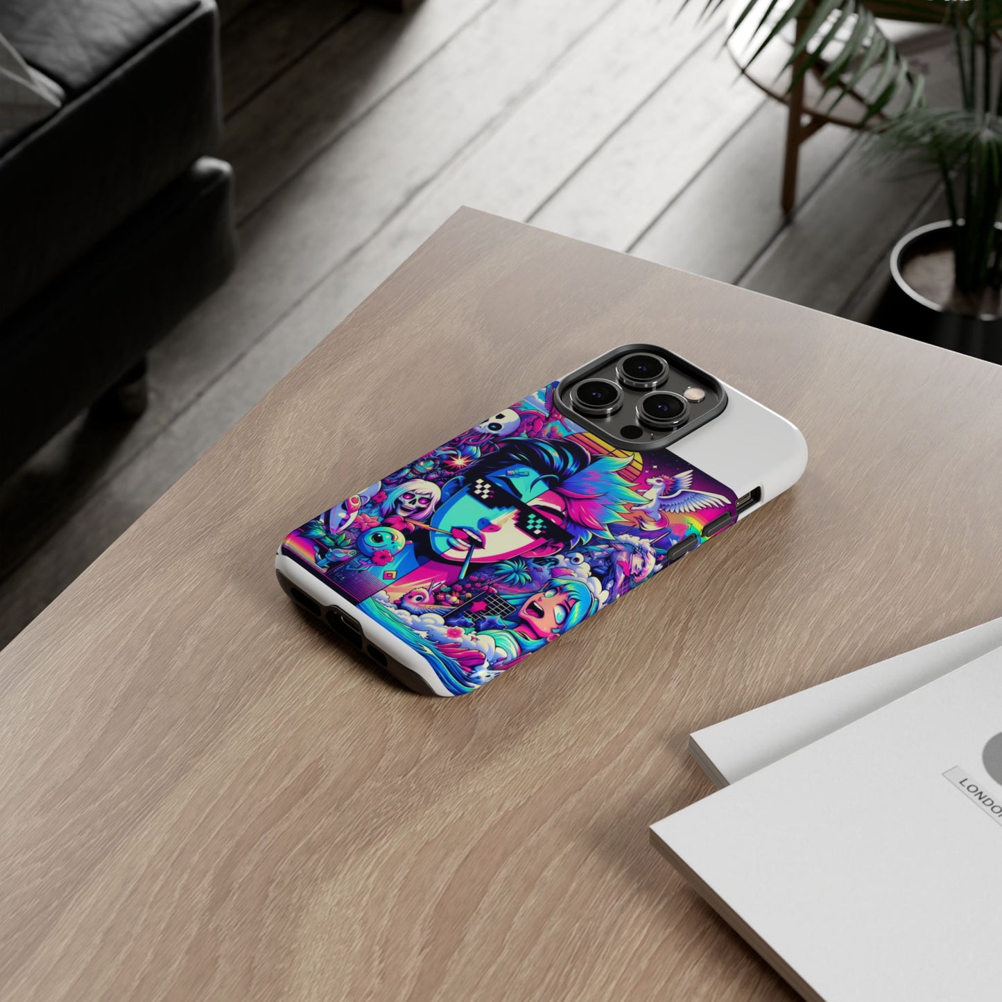 skibidi on sight protective phone case for anime lovers