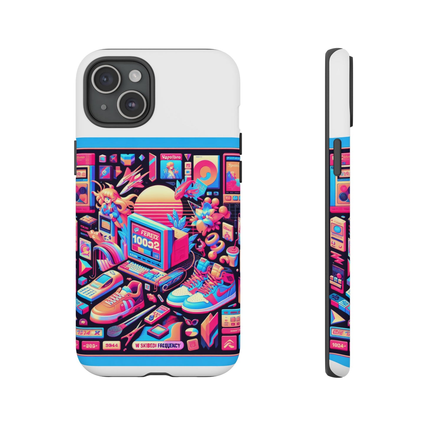 w skibidi frequency 3d wrap protective phone case for anime lovers, durable tpu silicone, shock absorbing, uv protected, glossy or matte finish, unique gift idea