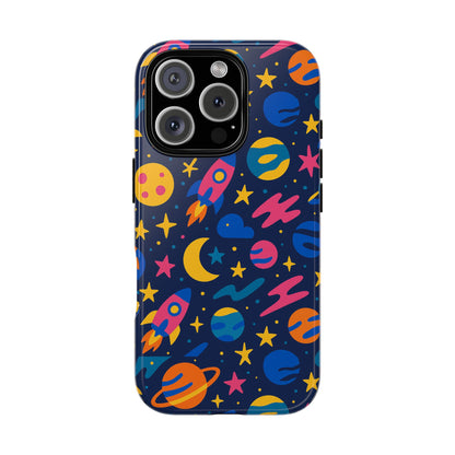 Vibrant 3D Space Theme Protective Phone Case for Trendsetters and Creatives Stylish Protection Compatible with iPhone 13, 14, 15 & 16 – all models including Pro, Pro Max & Plus