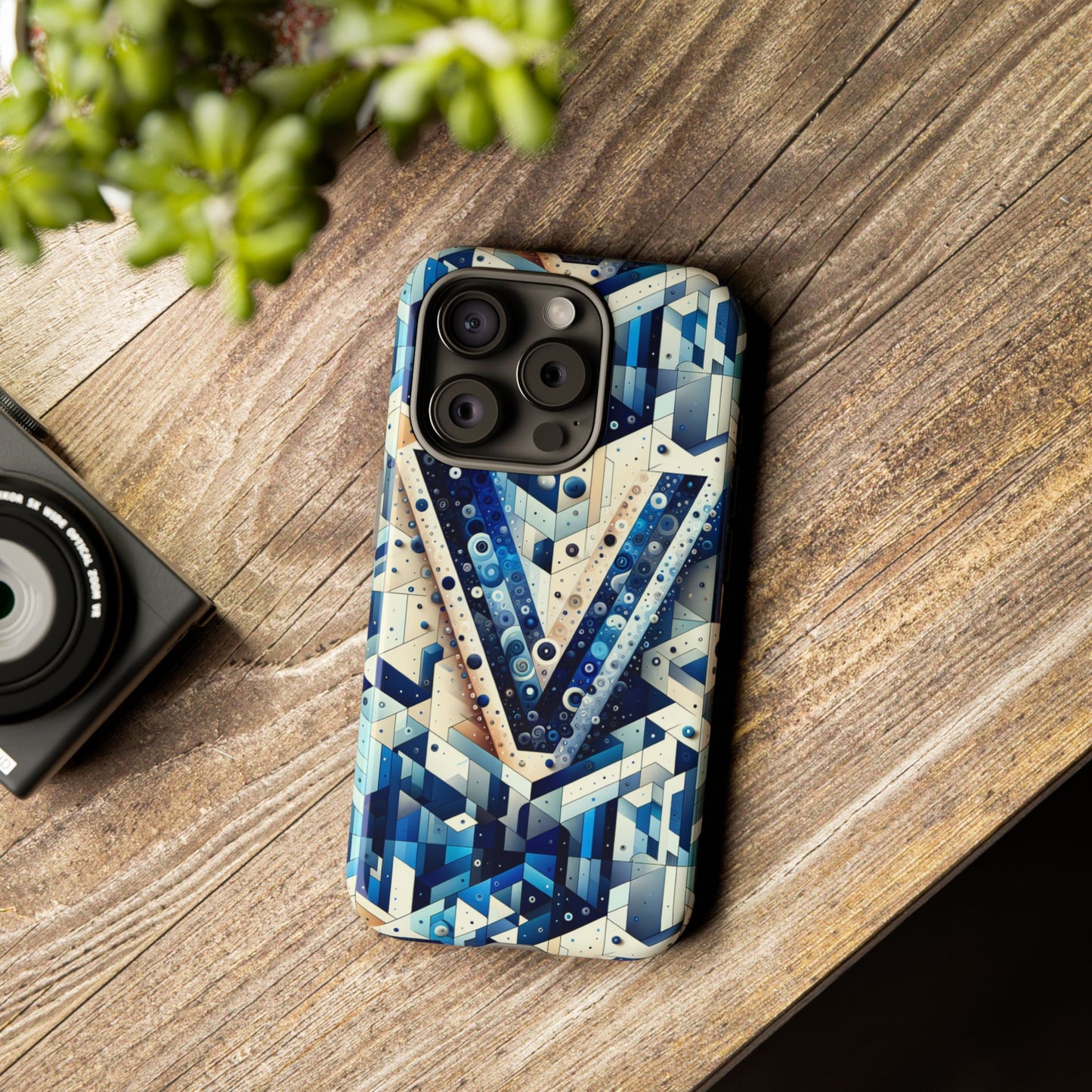 blue alphabet v phone case for samsung and iphone shockproof protective cover with 3d wrap design and uv resistance