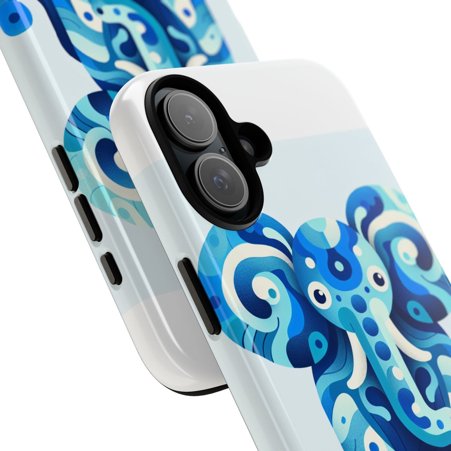 vibrant 3d protective phone case with artistic elephant design for unique expression compatible with iphone 13, 14, 15 & 16 – all models including pro, pro max & plus