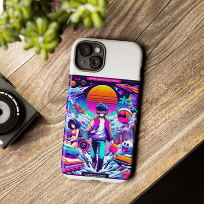 Skibidiverse Traveller Protective Phone Case with 3D Wrap Design, Durable UV Protection, Shock Absorption for Anime and Comic Culture Fans