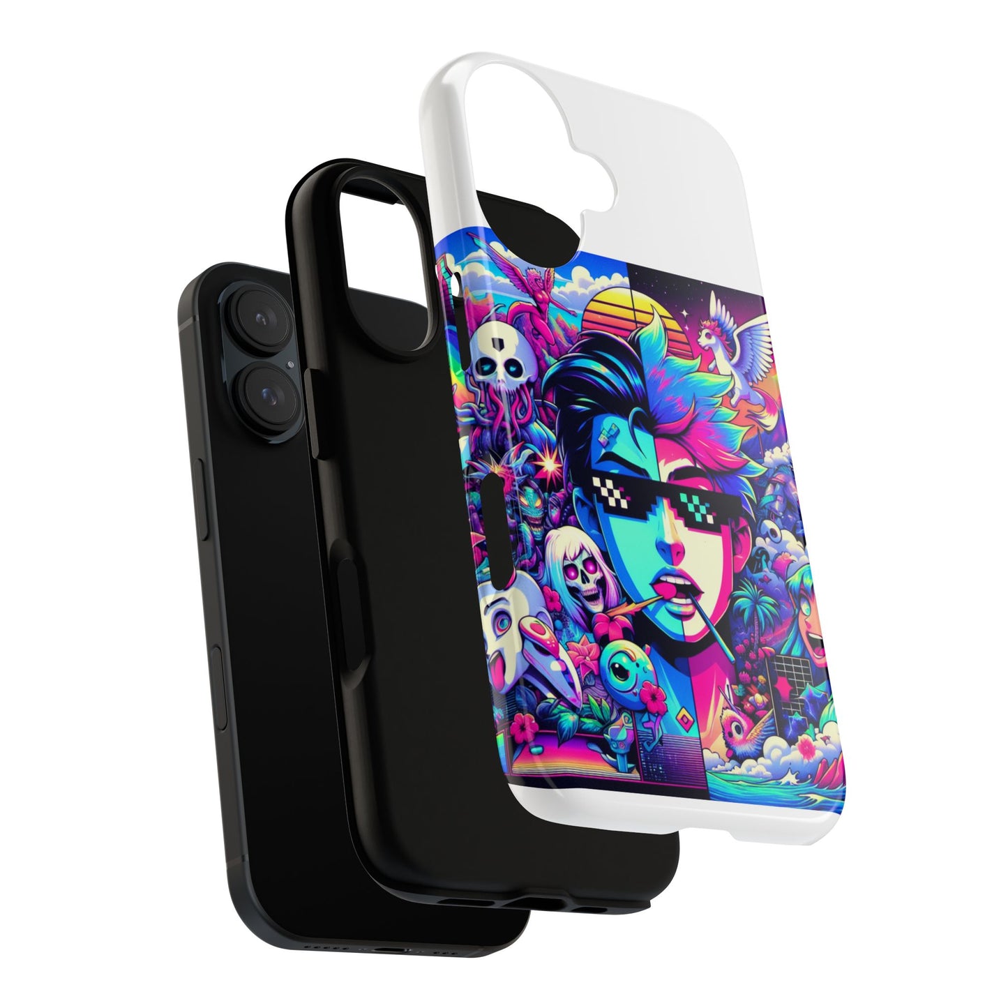 skibidi on sight protective phone case for anime lovers