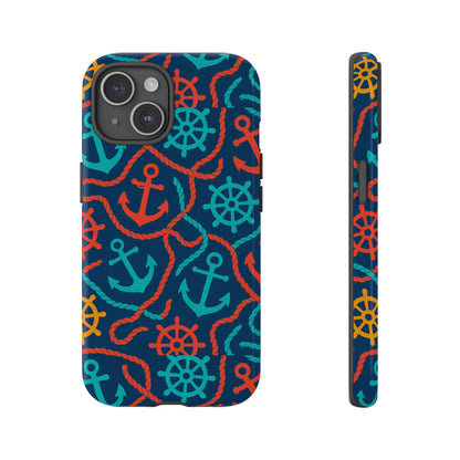 Nautical Multicolour 3D Wrap Protective Phone Case for Unique Style and Robust Protection Compatible with iPhone 13, 14, 15 & 16 – all models including Pro, Pro Max & Plus