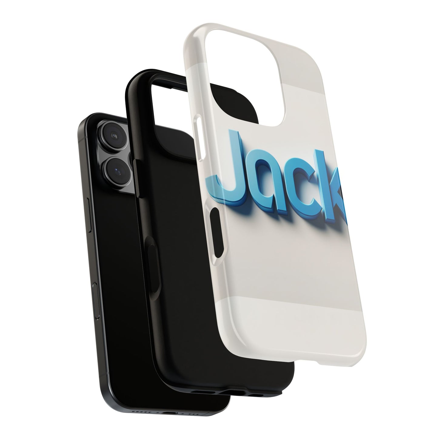 name jack blue anime comic style 3d wrap protective phone case for men women shock absorption durable tpu cover