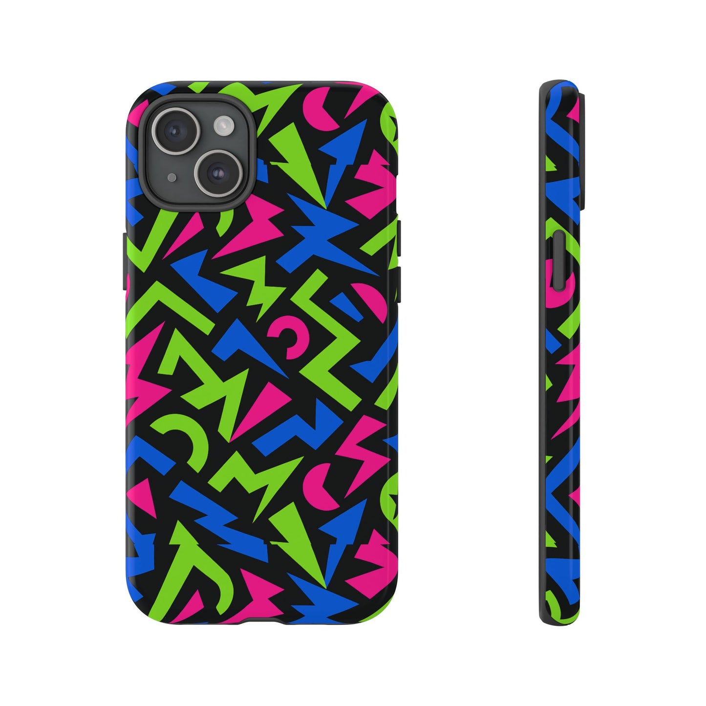 y2k multicolour 4 protective phone case with 3d design – stylish protection for unisex smartphones compatible with iphone 13, 14, 15 & 16 – all models including pro, pro max & plus