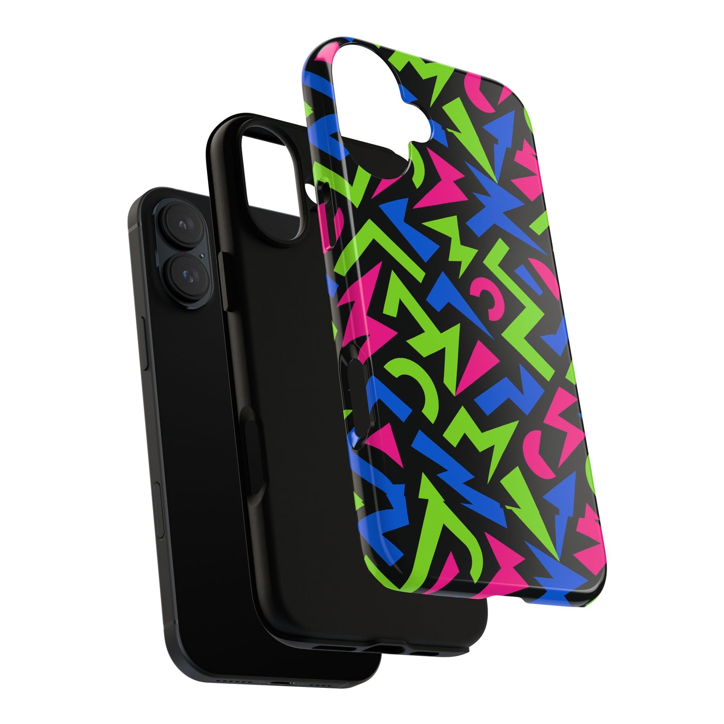 y2k multicolour 4 protective phone case with 3d design – stylish protection for unisex smartphones compatible with iphone 13, 14, 15 & 16 – all models including pro, pro max & plus