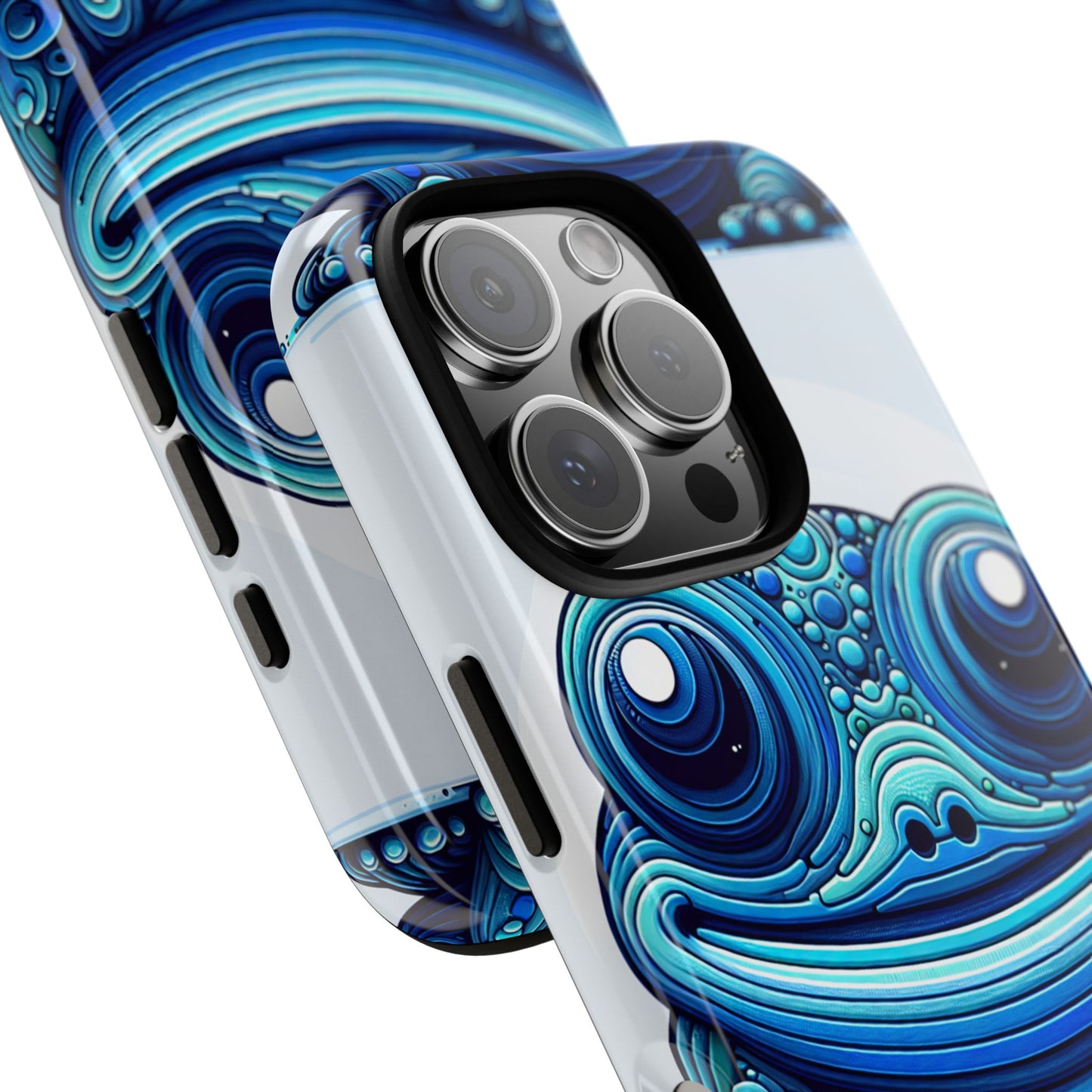 cool blue animal create 4 3d wrap protective phone case for smartphones with vibrant animal design and shock absorption