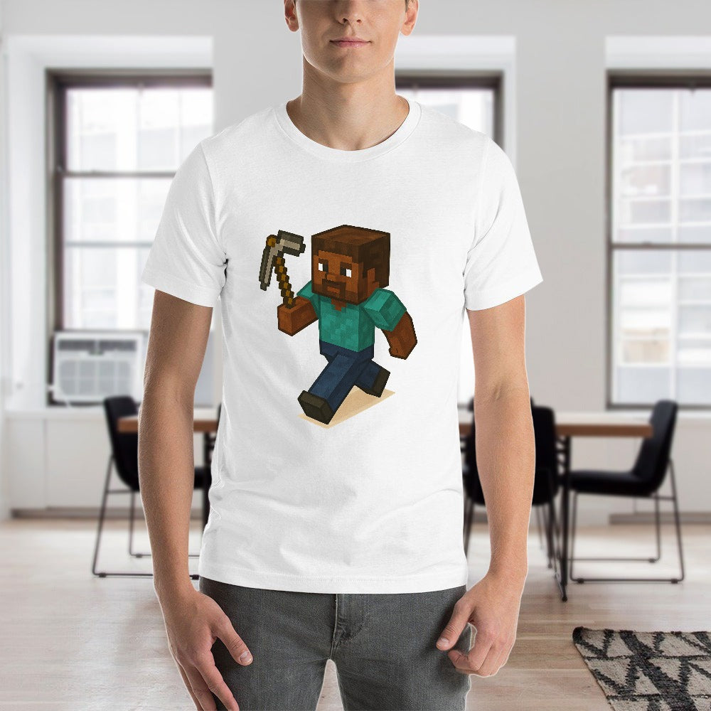 2025 new 150g men's short sleeve t-shirt, breathable cotton fitness tee, casual wear for home, travel, and events, stylish double-sided print, comfortable fit