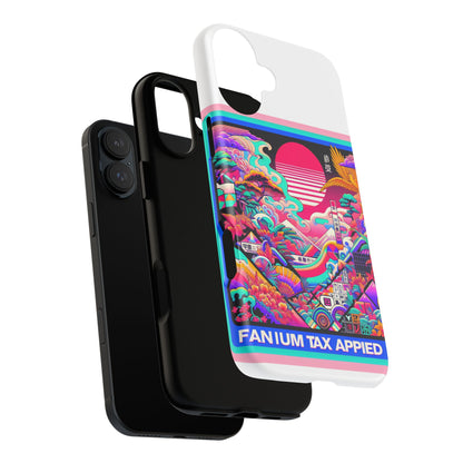 Fanum Tax Applied Protective Phone Case, 3D Wrap Design, Durable Silicone Liner, UV Protected, Shock Absorbing, Fun Anime and Comic Style, Ideal Gift for Tech Enthusiasts
