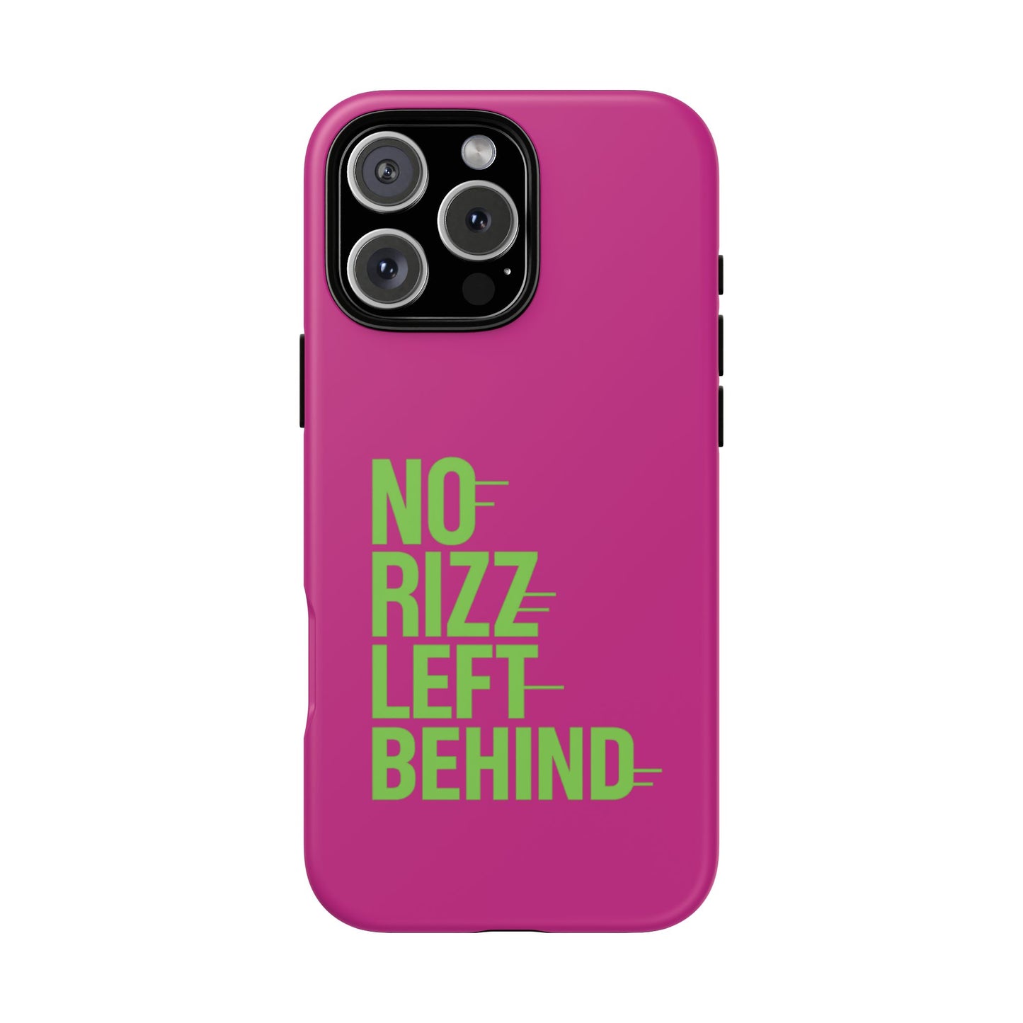 tough cases - no rizz left behind phone case for ultimate protection and style