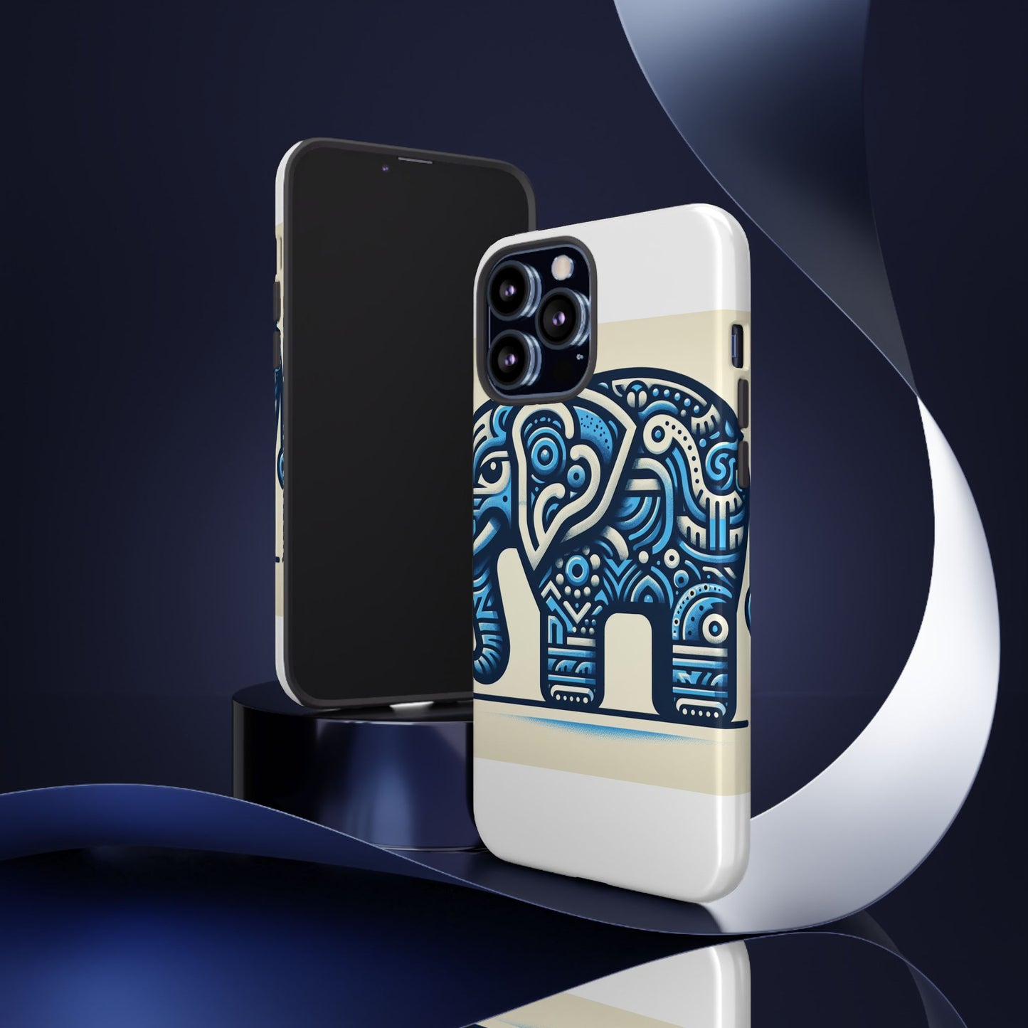 vibrant 3d elephant design phone case for stylish protection and unique aesthetic compatible with iphone 13, 14, 15 & 16 – all models including pro, pro max & plus
