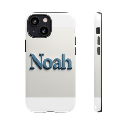 Vibrant 3D Name Phone Case in Blue Retro Style – Unique Protection Accessory for Self-Expression Compatible with iPhone 13, 14, 15 & 16 – all models including Pro, Pro Max & Plus