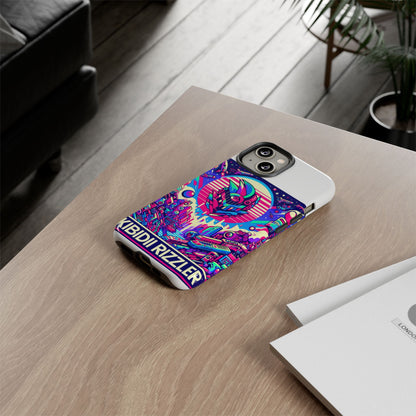 Skibidi Rizzler Protective Phone Case with 3D Wrap Design, Shock Absorbing TPU Silicone, UV Protected, Ideal Gift for Anime and Comic Culture Fans