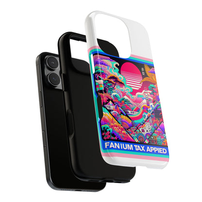 Fanum Tax Applied Protective Phone Case, 3D Wrap Design, Durable Silicone Liner, UV Protected, Shock Absorbing, Fun Anime and Comic Style, Ideal Gift for Tech Enthusiasts