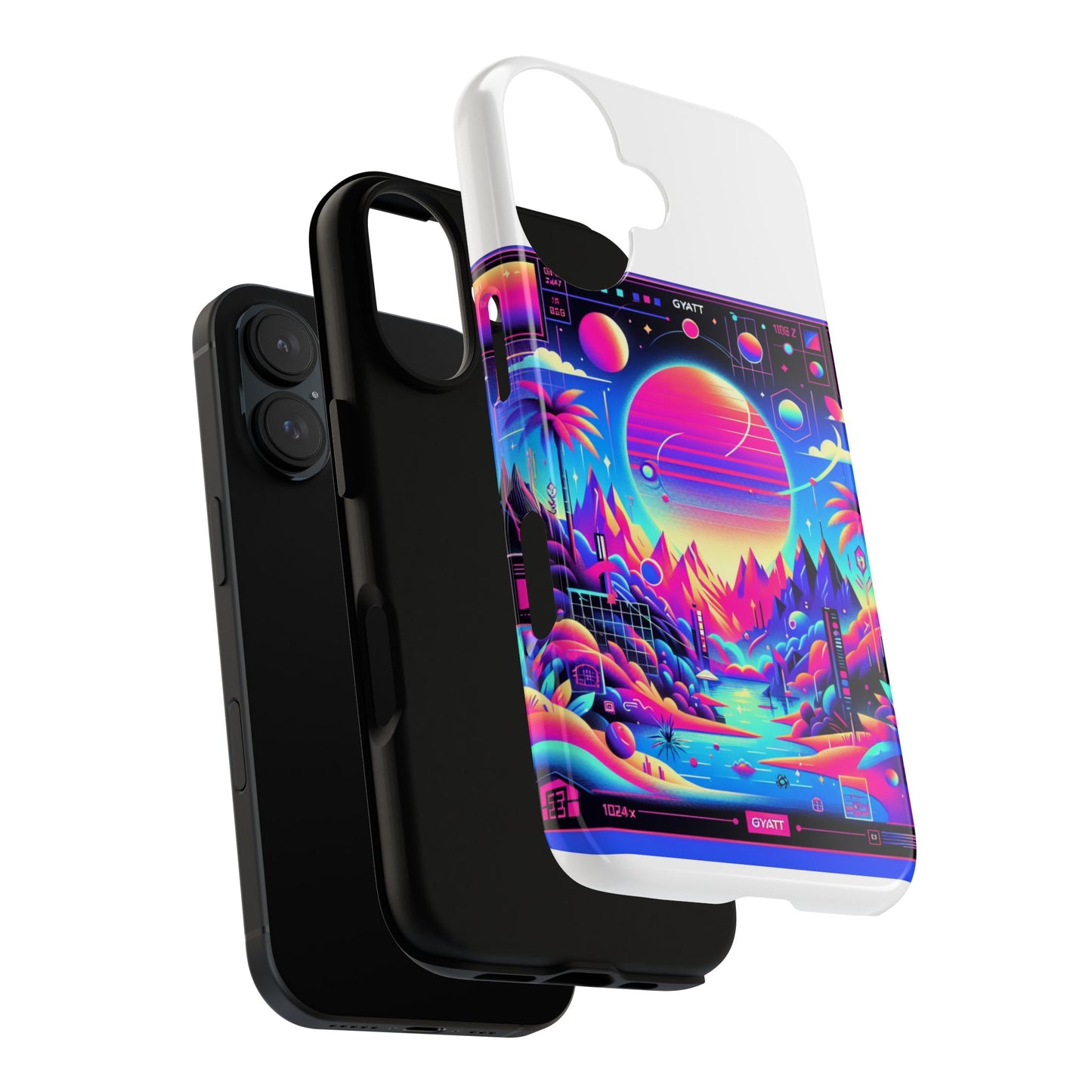 gyatt alert 3d wrap protective phone case for anime lovers