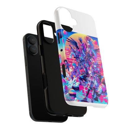 Zero Npc Energy Vibrant 3D Protective Phone Case for Anime Lovers