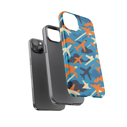 Vibrant Aviation-Themed Protective Phone Case with 3D Wrap Design – Stylish Accessory for Self-Expression – Compatible with iPhone 13, 14, 15 & 16 – all models including Pro, Pro Max & Plus