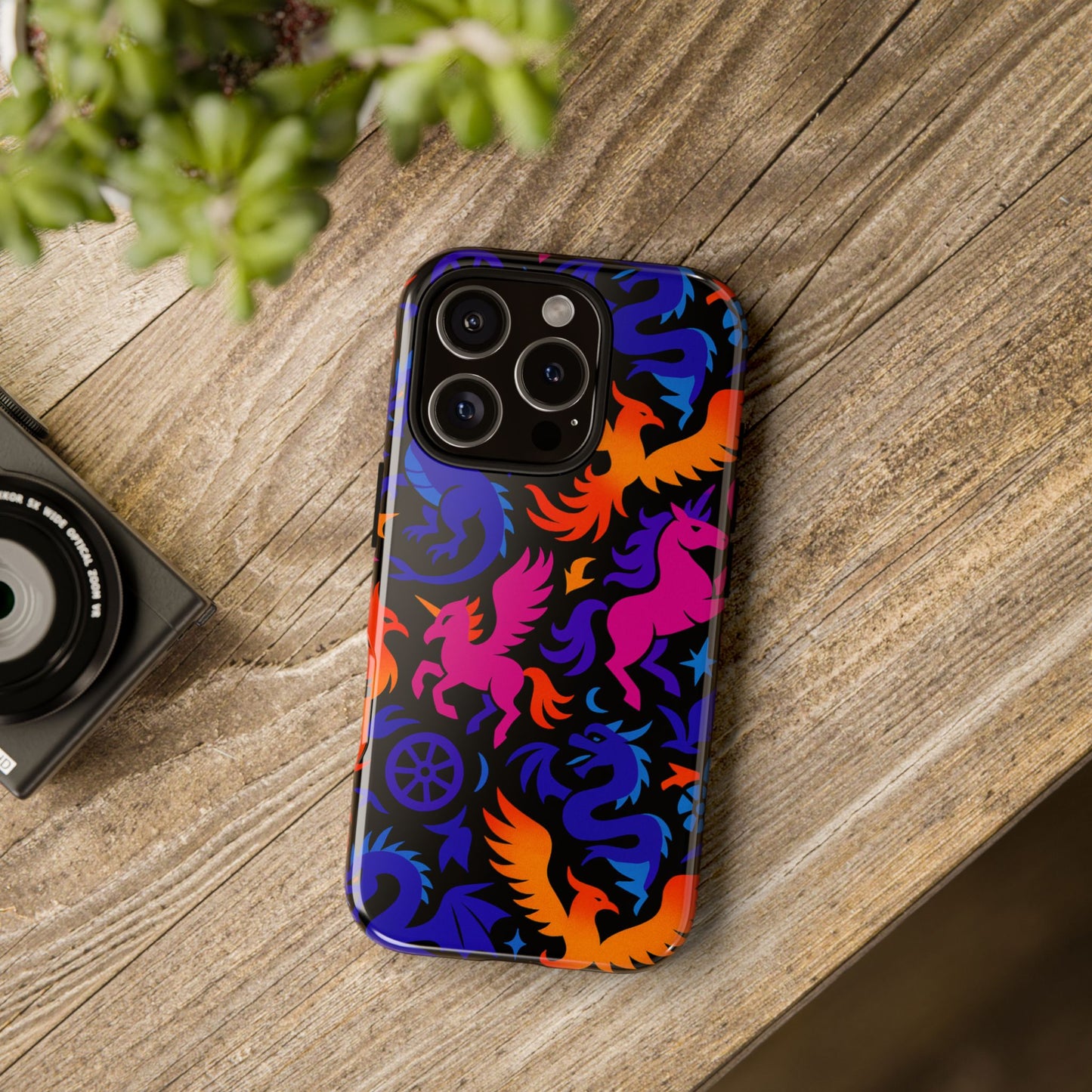 vibrant 3d fantasy design protective phone case for stylish protection compatible with iphone 13, 14, 15 & 16 – all models including pro, pro max & plus