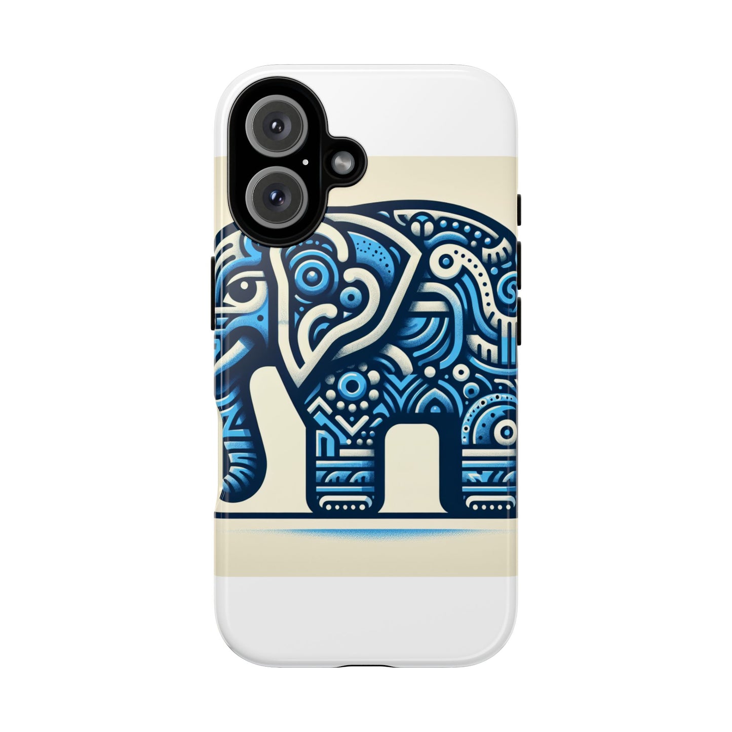 vibrant 3d elephant design phone case for stylish protection and unique aesthetic compatible with iphone 13, 14, 15 & 16 – all models including pro, pro max & plus