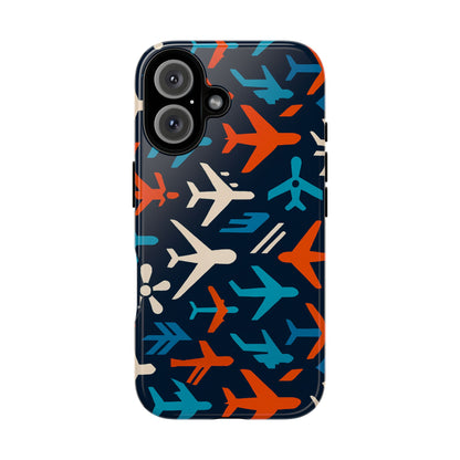 Vibrant Aviation Themed Protective Phone Case with 3D Wrap Design – Unique Style and Durable Protection – Compatible with iPhone 13, 14, 15 & 16 – All Models Including Pro, Pro Max & Plus