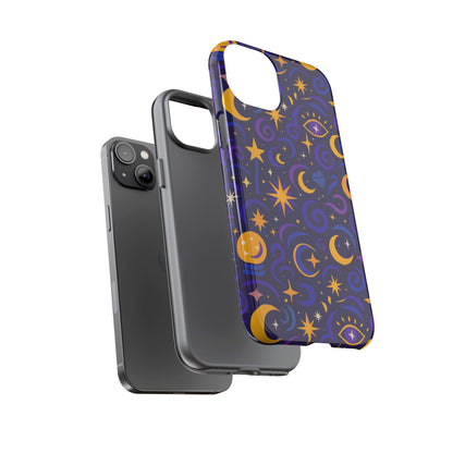 Vibrant 3D Cosmic Design Phone Case for Stylish Protection with Multicolour Stars and Swirls Compatible with iPhone 13, 14, 15 & 16 – All Models Including Pro, Pro Max & Plus
