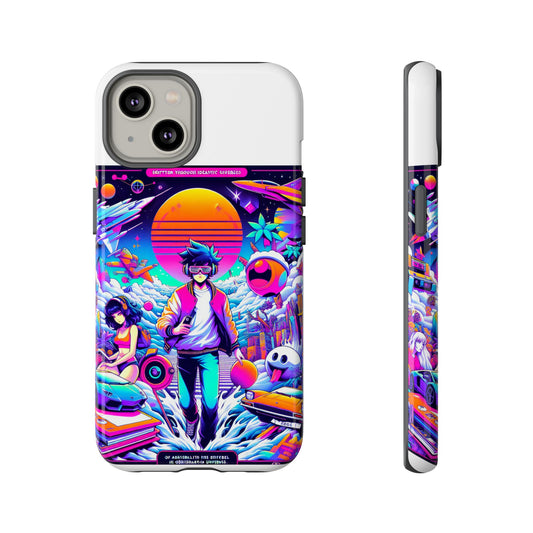 Skibidiverse Traveller Protective Phone Case with 3D Wrap Design, Durable UV Protection, Shock Absorption for Anime and Comic Culture Fans