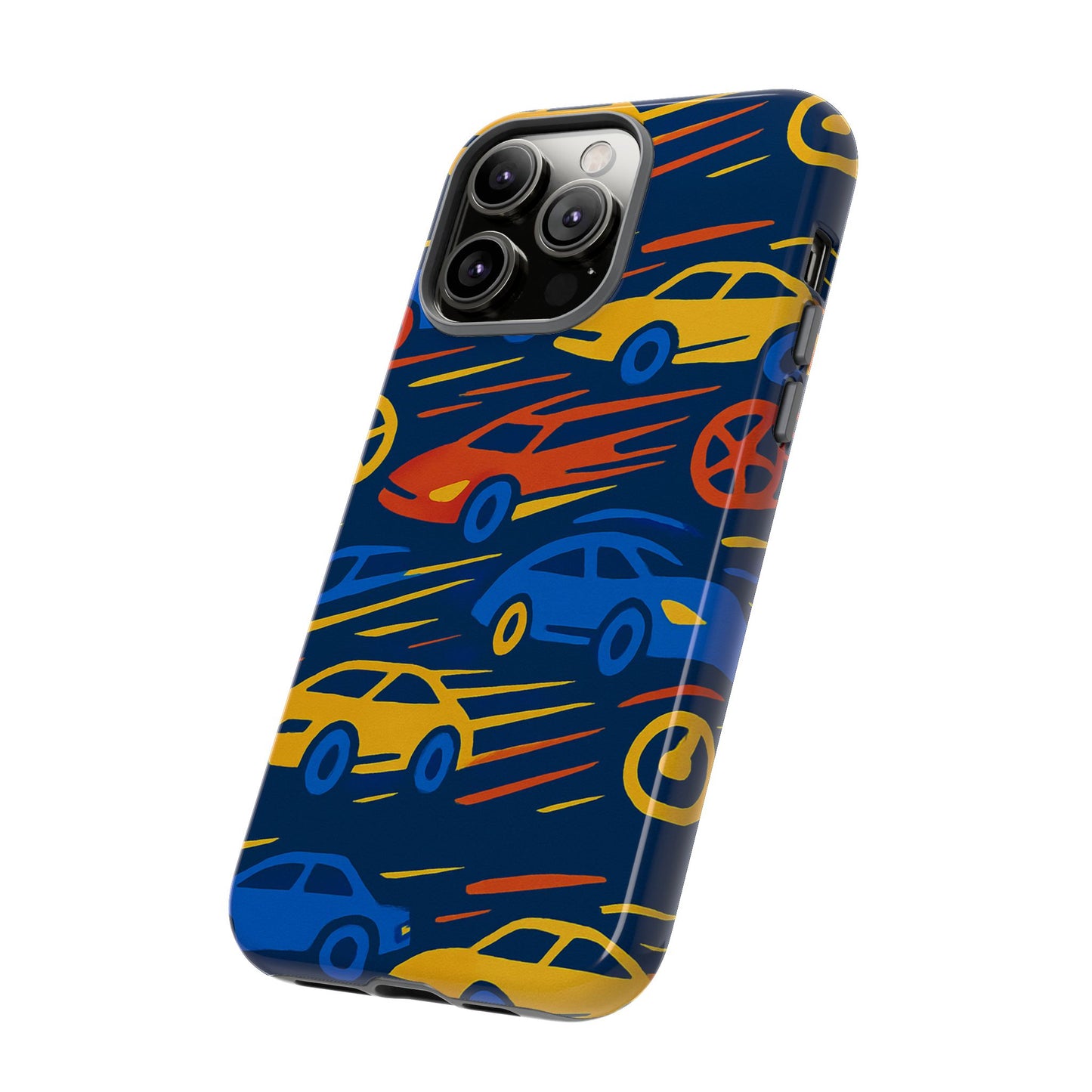 vibrant 3d car design protective phone case for smartphones stylish accessory for expressive individuals compatible with iphone 13, 14, 15 & 16 – all models including pro, pro max & plus