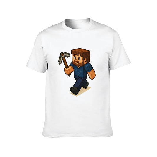 Men's Unisex Short Sleeve T-Shirt 100% Cotton Breathable Tee with Double-Sided Print Activewear Casual Top Perfect for Fitness Travel Events Gift for Him