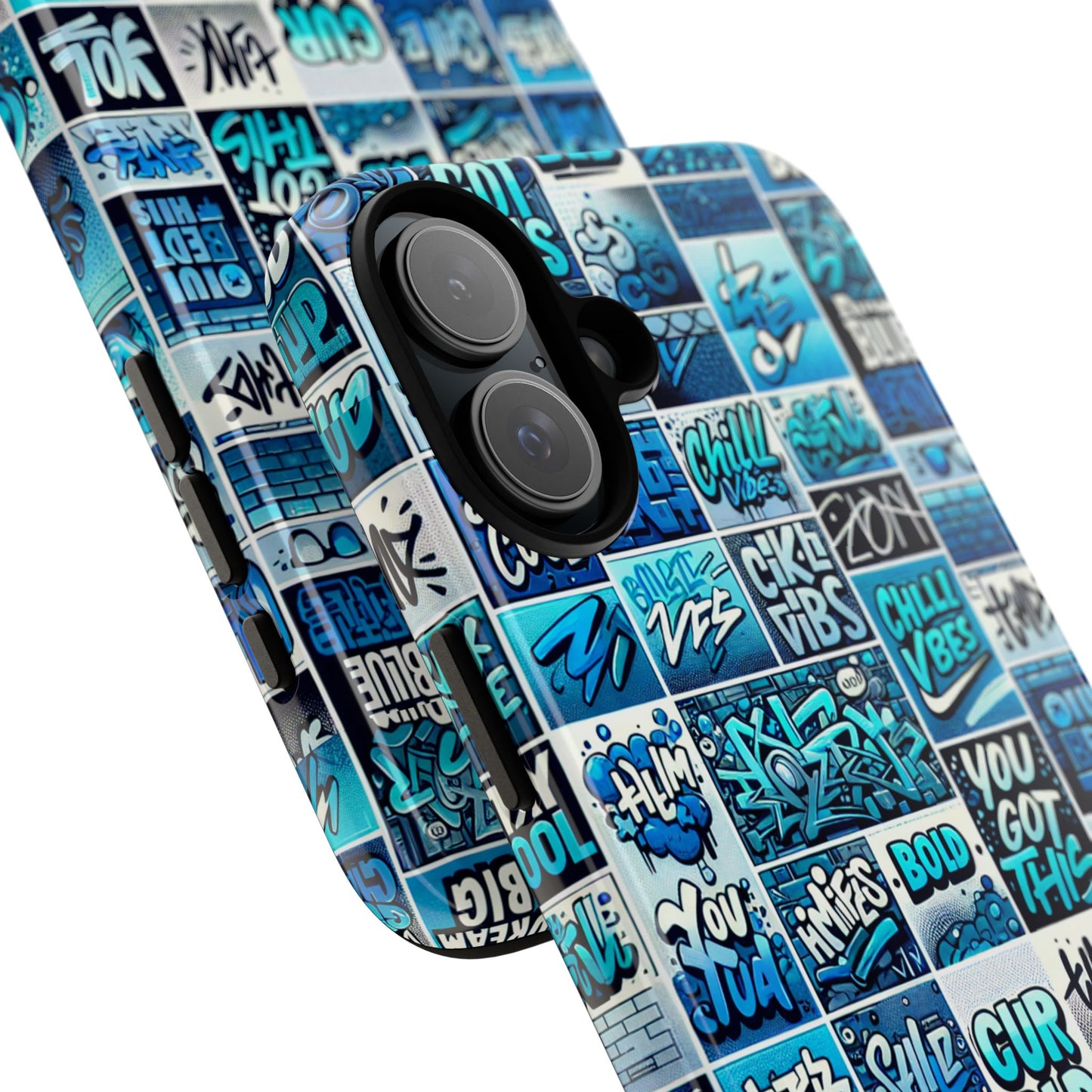 vibrant blue 3d wrap protective phone case featuring retro alphabet design for stylish smartphone protection compatible with iphone 13, 14, 15 & 16 – all models including pro, pro max & plus