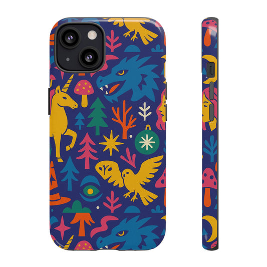 Vibrant Retro 3D Wrap Protective Phone Case with Funky Multicolour Design Stylish Accessory for Self-Expression Compatible with iPhone 13, 14, 15 & 16 – all models including Pro, Pro Max & Plus