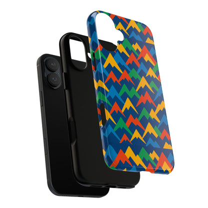 Vibrant 3D Mountain Design Phone Case for Stylish Protection – Unique Accessory Compatible with iPhone 13, 14, 15 & 16 – all models including Pro, Pro Max & Plus