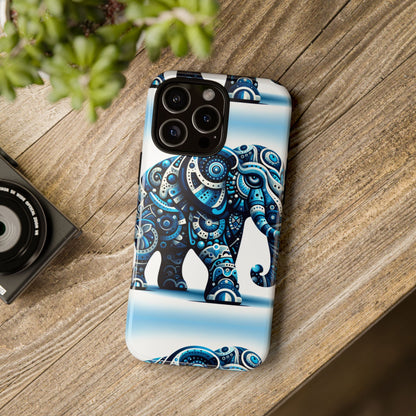 Blue Animal Create 4 3D Wrap Protective Phone Case for Smartphones with Vibrant Anime and Comic Inspired Design Durable Shock Absorption and UV Protection