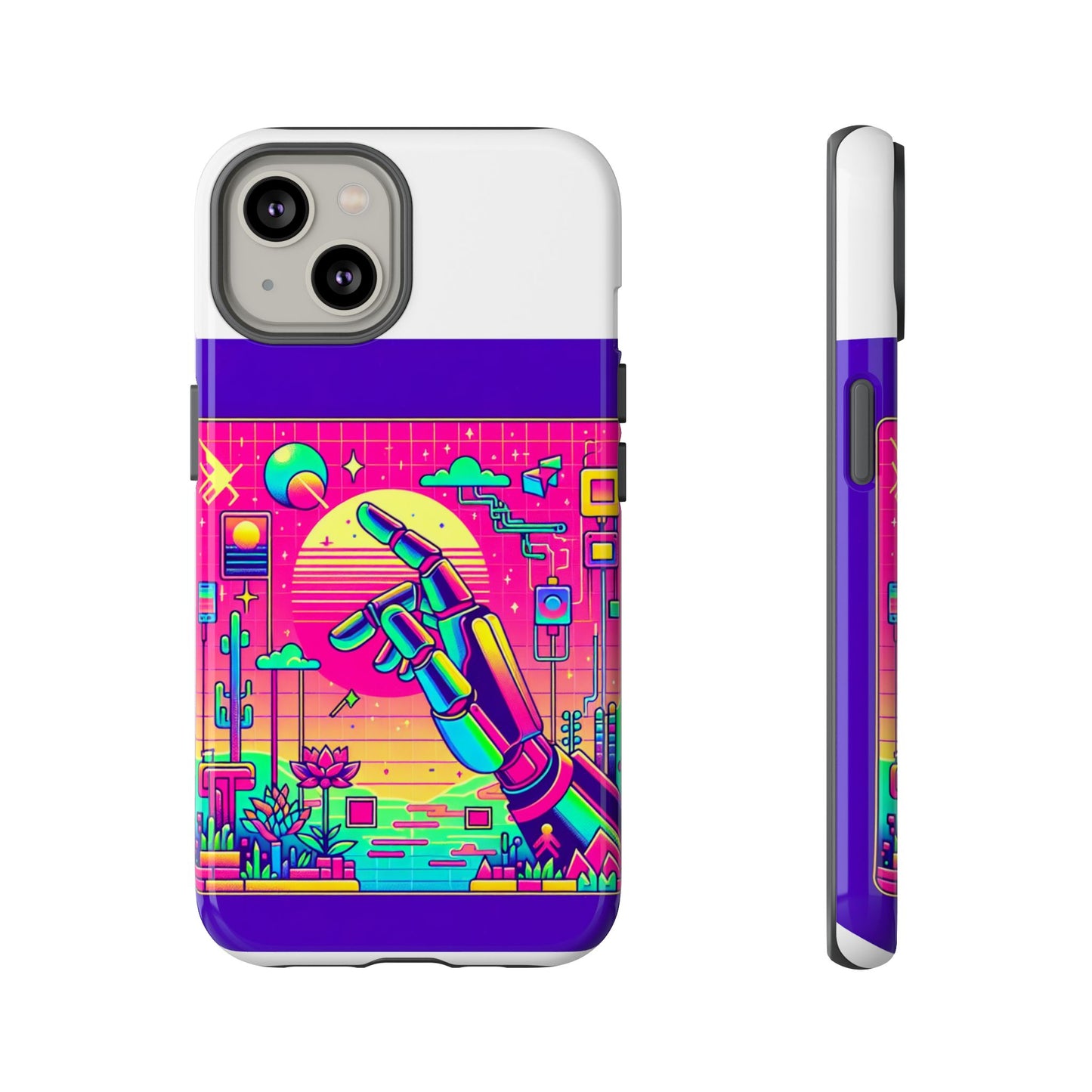 touch grass technician 3d wrap protective phone case