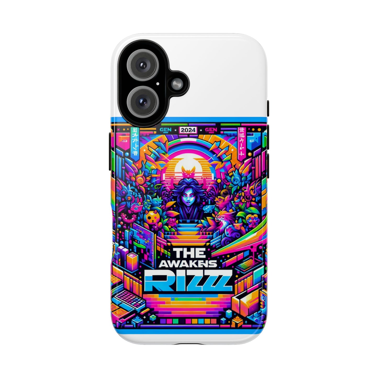 the rizz awakens 3d wrap protective phone case for anime and comic lovers