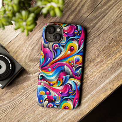 Pink Pattern Image 3 Phone Case with Vibrant 3D Wrap Design for Stylish Protection